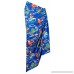 Alvish Sarong Christmas Santa Claus Party Swimsuit Wrap Plus Size Pareo Holiday Beach Blue B078QLW6JP